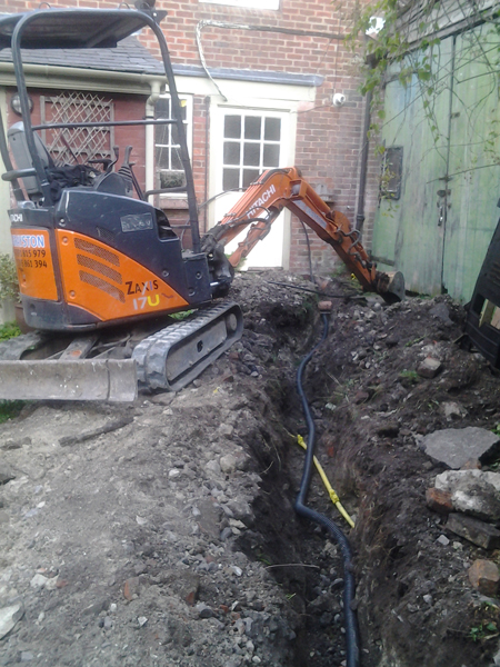  electricity cable installation 